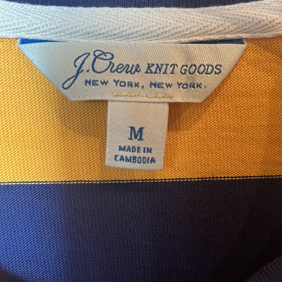 J. Crew rugby-striped long-sleeve tee shirt - Picture 2 of 3